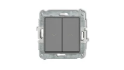 MINI Przycisk żaluzjowy szary mat 27MWP-8