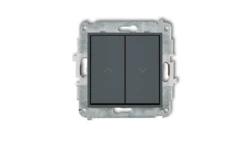 MINI Przycisk żaluzjowy grafitowy mat 28MWP-8