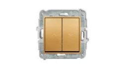 MINI Przycisk żaluzjowy złoty 29MWP-8