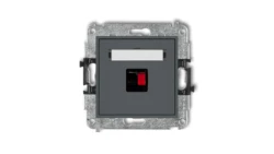 MINI Gniazdo głośnikowe pojedyncze grafitowy mat 28MGG-1-00