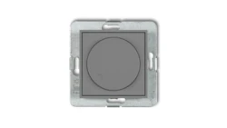 MINI Ściemniacz elektroniczny przyciskowo-obrotowy do lamp LED szary mat 27MRO-2