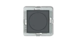 MINI Ściemniacz elektroniczny przyciskowo-obrotowy do lamp LED grafitowy mat 28MRO-2