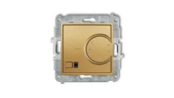 MINI Regulator temperatury elektroniczny z czujnikiem powietrznym złoty 29MRT-2