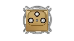 MINI Gniazdo multimedialne 3F DATA (Vectra) złoty 29MGMV