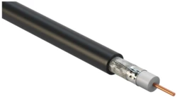 Przewód koncentryczny XWDXpek 75 1,0/4,8 czarny UHD-4K CESAT /500m/