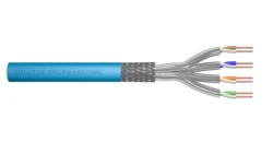 Kabel teleinformatyczny S/FTP kat. 6A LS0H drut niebieski Eca DK-1641-A-VH-5 /500m/