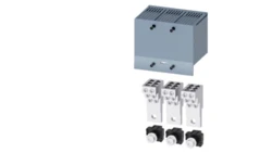 Akces. do 3V20...22: Zaciski tunelowe do podłączenia 6 przew. Cu/Al. w komplecie z osłoną dla przekr. przew. 6x6-35mm2 3 szt. 3V