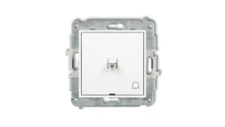 MINI Przycisk /dzwonek/ w stylu amerykańskim biały MWPUS-4