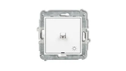 MINI Przycisk /światło/ w stylu amerykańskim biały MWPUS-5