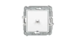 MINI Przycisk jednobiegunowy w stylu amerykańskim biały MWPUS-4.1