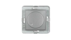 MINI Ściemniacz elektroniczny przyciskowo-obrotowy srebrny metalik 7MRO-1