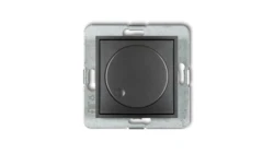 MINI Ściemniacz elektroniczny przyciskowo-obrotowy grafitowy 11MRO-1
