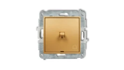 MINI Przycisk /dzwonek/ w stylu amerykańskim złoty 29MWPUS-4