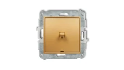 MINI Łącznik dwubiegunowy /0-1/ w stylu amerykańskim złoty 29MWPUS-9