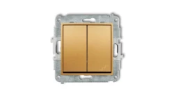 MINI Łącznik pojedynczy ze schodowym (osobne zasilanie) złoty 29MWP-10.2