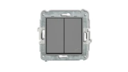 MINI Łącznik pojedynczy ze schodowym (osobne zasilanie) szary mat 27MWP-10.2