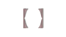 MINI Ramka pośrednia do gniazd podwójnych lawendowa 42MRP-2