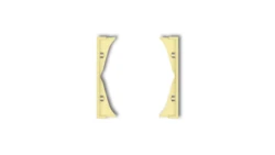 MINI Ramka pośrednia do gniazd podwójnych kanarkowa 43MRP-2