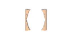 MINI Ramka pośrednia do gniazd podwójnych brzoskwiniowa 45MRP-2