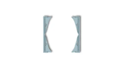 MINI Ramka pośrednia do gniazd podwójnych lazurowy 48MRP-2