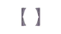 MINI Ramka pośrednia do gniazd podwójnych wrzosowa 50MRP-2