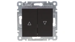 Lumina Łącznik żaluzjowy bistabilny czarny WL0313