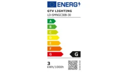 Żarówka LED E14 C30 3W 200lm 4000K AC220-240V 160st. LD-SMNGC30B-30