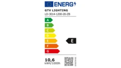 Taśma Flash 3014, 1200 LED zimny biały, 53W, bez żelu 10mm, Rolka 5m, 12V (2 kable)