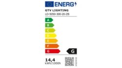 Taśma Flash 5050, 300 LED zimny biały, 72W, bez żelu 10mm, Rolka 5m, 12V