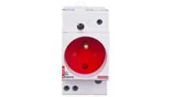 Gniazdo modułowe 2P+Z 10/16A z osłoną na szynę G382 004282