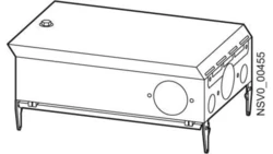SKRZYNKA ODPŁYWOWA DO DOWOLNEJ ZABUDOWY 63A 8MM BEZ DOSTĘPU DO APARATÓW BEZ FUNKCJI ODŁĄCZNIKA BVP:262457
