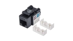 Moduł Keystone RJ45 UTP Cat6 Czarny 210720