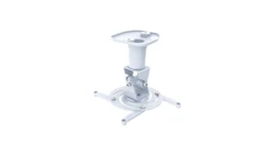 Uchwyt do Projektora Sufitowy 22cm 10kg Biały Regulowany