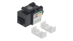 Moduł Keystone RJ45 UTP Cat5e Czarny Punch-Down