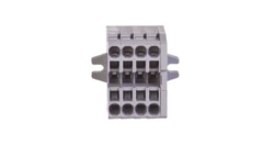 Listwa zaciskowa kompaktowa 2-przewodowa 2,5mm2 4-torowa z mocowaniem śrubowym szara 869-104 /100szt./