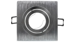 Sufitowa oprawa punktowa MORENA, IP20, kwadrat, inox