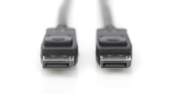 Kabel połączeniowy DisplayPort 8K 30Hz UHD Typ DP/DP M/M czarny 1m AK-340106-010-S