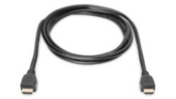 Kabel połączeniowy HDMI Ultra HighSpeed z Ethernetem 8K 60Hz UHD Typ HDMI A/HDMI A M/M czarny 2m AK-330124-020-S