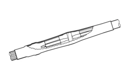 Mufa przejściowa termokurczliwa, ze złączkami śrubowymi, SMH4 Pb-RF 25-95 V, 427260