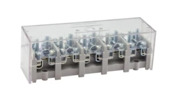 Odgałęźnik instalacyjny 5-segmentowy (zacisk: 5x2x35mm2 - 5x4x16mm2) z pokrywą, LZ 5*35/16 wyk.12P 84036002