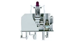 Złączka szynowa gwint. z bezp. i diodą 12V DC 2,5 mm2 TS35 1 tor ZUB1-2.5D(12V) 13202972