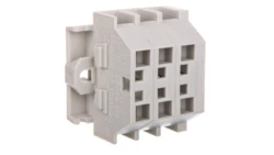 Listwa zaciskowa 2-przewodowa Ex 4mm2 3-torowa jasnoszara mocowanie śrubowe 262-133 /100szt./