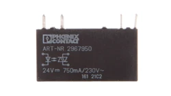 Miniaturowy przekaźnik półprzewodnikowy wej.24 V DC, wyj. 24–253 V AC/ 0,75 A OPT-24DC/230AC/ 1 2967950 /10szt./