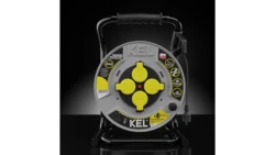 Przedłużacz bębnowy HAEVY LINE 40m H05RR-F 3x1,5 4xGS /+termik/ 16A IP44 czarny