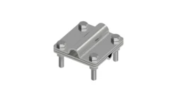 Złącze uniwersalne 3-elem. 80x80 drut8-pręt16 stal nierdzewna 215.6.1 NI 21501605