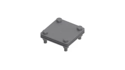 Złącze uniwersalne 3-elem. 80x80 bednarka-bednarka stal ocynkowana ogniowo 215.1.1 OG 21501102