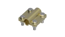 Złącze uniwersalne 2-elem. 60x60 drut8-pręt16 mosiądz 214.6 MS 21400610