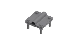 Złącze uniwersalne 3-elem. 80x80 bednarka-pręt16 stal ocynkowana ogniowo 215.3.1 OG 21501302