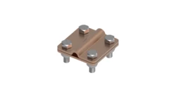 Złącze uniwersalne 2-elem. 60x60 bednarka-drut8 miedź 214.2 CU 21400203