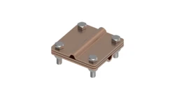 Złącze uniwersalne 3-elem. 80x80 drut8-drut8 miedź 215.4.1 CU 21501403